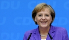 Die CDU-Vorsitzende und Bundeskanzlerin Angela Merkel gibt am Montag (28.09.2009) in Berlin im Konrad-Adenauer-Haus eine Pressekonferenz. Deutschland steht nach vier Jahren großer Koalition vor einem Regierungswechsel: Die FDP sicherte bei der Bundestagswahl mit einem sensationellen Ergebnis CDU die Kanzlerschaft in einer schwarz-gelben Koalition.
 Foto: dpa