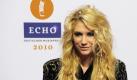 Die US-Sängerin Kesha kommt am Donnerstag (04.03.2010) zur Verleihung des Deutschen Musikpreises 'Echo' in die Messe Berlin. Die Auszeichnung wird in 27 Kategorien vergeben.
 Foto: dpa