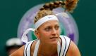 Die Tschechin Petra Kvitova spielt im Halbfinale bei den Tennismeisterschaften in Wimbledon gegen Victoria Azarenka aus Weißrussland. Die 24-jährige Kvitova belegt momentan Platz zehn der Weltrangliste, Azarenka steht auf Platz 5.  Foto: dapd
