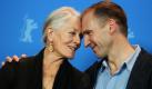 Regisseur Ralph Fiennes und Schauspielerin Vanessa Redgrave werben bei der Berlinale für den Film Coriolanus. Der Streifen läuft im Wettbewerb der Filmfestspiele. Foto: dapd