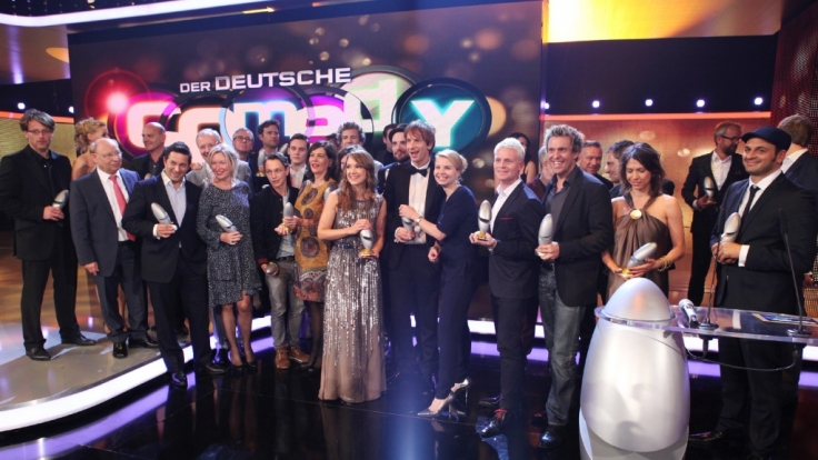 Die Preisträger des deutschen Comedypreis 2014.