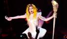 US-Künstlerin Lady Gaga beim Tourauftakt zu ihrer Monster Ball-Tour in der Boardwalk Hall in Atlantic City, New Jersey. Als schrill, farbenfroh und provokativ beschreiben begeisterte Besucher die Show. Foto: dpa