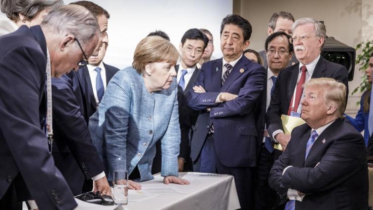 Nach dem G7-Gipfel kritisierte Merkel Trump ungewohnt scharf.