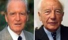 Walter Scheel (r.) war von 1974 bis 1979 Bundespräsident. Sein Nachfolger Karl Carstens (l.) war während seiner Amtszeit bekannt als der Wanderpräsident. Auf seinen Touren ließ er sich streckenweise von Bürgern begleiten und kehrte bei ihnen ein. Foto: dpa 