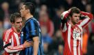 I ... wie Inter Mailand: Philipp Lahm (Foto)  Co. waren 2010 im Finale von Madrid chancenlos gegen José Mourinhos Inter Mailand. Dass Bayern dieses Endspiel so sang- und klanglos wegschenkte, wurmt noch immer alle, die dabei waren. Es ist an der Zeit, dass Lahm, Schweinsteiger  Co. zeigen, dass sie auch große Titel holen können, sonst wird diese Mannschaft womöglich noch als ewiger Zweiter in die Historie eingehen (siehe V ... wie Vize-Triple). Foto: dapd
