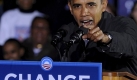Barack Obama bei der Abschlusskundgebung seines Wahlkampf-Marathons in Manassas, Virginia. Foto: dpa