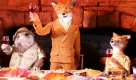 The characters used in the making of the stop motion animation film 'Fantastic Mr. Fox' are seen at the premiere in New York Tuesday, Nov. 10, 2009. (AP Photo/Carlo Allegri) Foto: ap