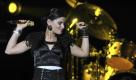 Kanadas Musikexportschlager Nelly Furtado in Höchstform. Die Sängerin gab ein Konzert in Santiago de Chile. Foto: ap