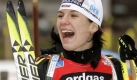 Kathrin Hitzer ist die aktuelle Freundin von Biathlon-Ass Michael Greis. Foto: dpa
