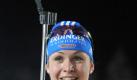 Magdalena Neuner lief in Nove Mesto auf Rang drei. Foto: Martin Schutt Foto: dpa