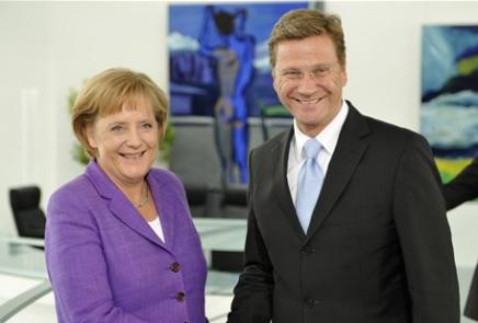 Angela Merkel und Guido Westerwelle (Foto)