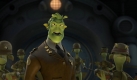 Der paranoide General Grawl glaubt, dass Chuck gekommen ist, um die Bevölkerung von Planet 51 zu versklaven und ihre Gehirne zu essen. Foto: Sony Pictures