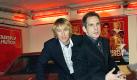 Deutschland-Premiere von 'Starsky & Hutch' am Dienstag (09.03.2004) in München: Die Hauptdarsteller Ben Stiller (r, Starsky) und Owen Wilson (Hutch) stellen Abend im Mathäser ihren neuen Film vor. Ihr Markenzeichen ist der knallrote Ford Gran Torino, die 'rote Tomate'. Der Kinostreifen ist eine Verfilmung der TV-Serie der 70er Jahre. Kinostart: 25. März. Foto: Ursula Düren dpa/lby 

Wilson's many collaborations on high-grossing comedy movies have led the media to consider him part of the Frat Pack, along with other comedy actors such as Vince Vaughn, Luke Wilson, Jack Black, Ben Stiller and Will Ferrell.

The 'Frat Pack' is a nickname given to a group of male Hollywood  comedy actors who have appeared together in many of the highest grossing comedy movies since the late 1990s. The group usually includes Ben Stiller, Jack Black, Owen Wilson, Luke Wilson, Will Ferrell, Vince Vaughn, and Steve Carell.

Wilson has appeared in ten movies with  Ben Stiller (a long-time friend) to date Foto: dpa