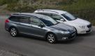 Citroen C5 Tourer (vorn) und Skoda Superb Combi (hinten) sind angetreten um den deutschen Kombi-Markt aufzumischen. Doch können sie auf Augenhöhe mitspielen? Foto: pi