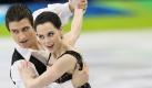 Fünftes Gold für Kanada: Tessa Virtue und Scott Moir laufen im Pacific Coliseum zur Medaille im Eistanz. Foto: dpa
