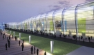 Manche der Bauwerke wirken eher futuristisch wie das Trainigscenter ... Foto: ap