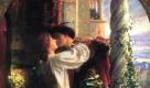 Sir Frank Dicksee
Description 	
English: Romeo and Juliet.
Español: Representación de la famosa escena del balcón de Romeo y Julieta. Pintura de 1884, por Frank Dicksee.
Date 	1884(1884)
Source/Photographer 	http://www.alchimea.it/images/dicksee-romeo_and_juliet.jpg
Permission
(Reusing this file) 	See below. Foto: Wikipedia/ Malkinann/ Creative Commons License
