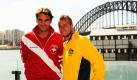 Für den Schweizer Roger Federer ist das Davis Cup Turnier eine Rehabilitation von den Rückschlägen, die der einstige Weltranglistenerste zuletzt hinnehmen musste. Im Jahr 2011 gewann er erstmals seit 2002 keinen Grand-Slam-Titel. Im Davis Cup Match gegen die Australier um den ehemaligen Topspieler Leyton Hewitt geht es um den Aufstieg um die Weltgruppe der ATP. Foto: dpa