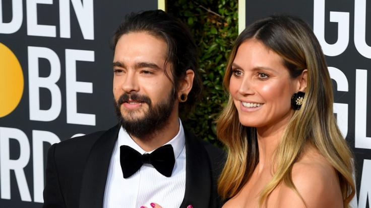 Tom Kaulitz und Heidi Klum bei den Golden Globes 2019.