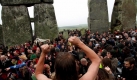 Stonehenge-Mittsommerfest unter schärfster Polizeikontrolle. Foto: dpa