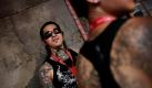 Tattoo-Festival im taiwanesischen Taipei:. Tattoos wurden im konservativen Taiwan einst als Symbol der Zugehörigkeit zur Unterwelt gesehen, sind aber inzwischen im Mainstream angekommen. Tattoo-Künstler aus der ganzen Welt pilgern zum Festival, um ihre Arbeiten zu präsentieren. Foto: ap