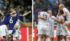 Duelle der Gegensätze im WM-Finale: Herausforderer Japan (l) gegen zweifachen Weltmeister USA. Foto: dpa
