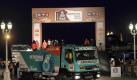 Ein LKW geht in Mar del Plata auf die Piste. Foto: Vicente Robles Foto: dpa