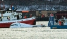 New York Plane in River (Foto)