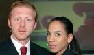 Ex-Tennisprofi Boris Becker und seine damalige Frau, Barbara Becker, aufgenommen beim Fest zum 100-jährigen Bestehen des FC Bayern München (Archivfoto vom 27.02.2000). Barbara Becker (40) fühlt sich von ihrem Ex-Mann Boris (39) in Erziehungsfragen sehr unterstützt. 'Wir sind Freunde und wollen beide das Beste für die Kinder', sagte Barbara Becker der Zeitschrift 'Frau im Spiegel' (Donnerstagsausgabe vom 14.06.2007). Sie habe nicht das Gefühl für ihre Söhne Noah (13) und Elias (7) Vater und Mutter gleichzeitig zu sein. Foto: dpa