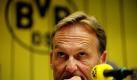 Der Vorsitzende der Geschäftsführung des Bundesligisten Borussia Dortmund, Hans-Joachim Watzke, kann in Dortmund während der Bilanzpressekonfernz des Vereins Freudiges verkünden. Der BVB hat bereits zum vierten Mal mehr als 50.000 Dauerkarten verkauft. Der Vorjahresrekord von 50.675 wurde mit 51.200 verkauften Saisontickets übertroffen.  Foto: ddp