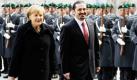 Angela Merkel empfängt den libanesischen Ministerpräsidenten Saad Rafik Hariri in Berlin. Foto: ap