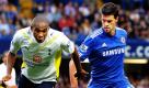 Platz 15: Tottenham Hotspur, Umsatz 132,7 Millionen Euro. Die Spurs mit Wilson Palacios (l., hier im Zweikampf mit Michael Ballack) haben international seit langem nichts mehr gerissen. Als Premier-League-Klub gehört man trotz fehlender sportlicher Erfolge zur Umsatzelite der Fußballwelt. Foto: dpa-Bildfunk