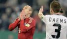 Der Franzose kam im Gegensatz zu den letzten rauschhaften Partien genau wie Arjen Robben (Foto) nicht so zur Entfaltung. Foto: dapd