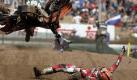 Der Franzose Alex Alletry hat bei der Motocross-WM beim Rennen in Lettland die Kontrolle über sein Motorrad verloren.  Foto: dpa