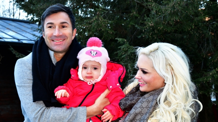 Daniela Katzenberger schwelgt mit Ehemann Lucas Cordalis und Töchterchen Sophia im Familienglück.
