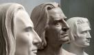 Liszt-Statuen im Liszt-Haus in Weimar. Foto: Michael Reichel Foto: dpa