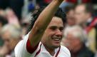 Fussball, 1. Bundesliga, Saison 2010/2011, 30. Spieltag, 1.FC Koeln - VfB Stuttgart, Samstag (16.04.11), RheinEnergie Stadion, Koeln: Stuttgarts Christian Traesch jubelt ueber seinen Treffer zum 1:0. +++ Achtung Bildredaktionen: Die Verwendung der Bilder fuer die gedruckten Ausgaben der Zeitungen und andere Print-Medien ist ohne Einschraenkungen moeglich. Die DFL erlaubt ausserdem die Publikation und Weiterverwertung von maximal sechs Bildern pro Spiel im Internet. Eine Weiterverwertung im IPTV, Mobilfunk und durch sonstige neue Technologien ist erst 2 Stunden nach Spielende der jeweiligen Wettbewerbsspiele der Bundesliga und 2. Bundesliga erlaubt!
Foto: Roberto Pfeil/dapd Foto: dapd