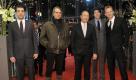 Hier fehlt eindeutig eine Frau! Demi Moore ersparrte sich die Berlinale-Premiere und schickte lediglich ihre männlichen Margin Call-Kollegen.  Foto: ddp