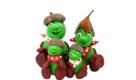 Familie Öck von Becks Plastilin mit 100 Prozent Natur-Kreativ-Knete. Foto: Becks Plastilin