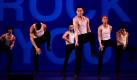 Die Tänzer der Show Rock the Ballet bei einer Pressevorführung im Admiralspalast in Berlin. Die Show verbindet klassisches Ballett mit modernen Tanzelementen, Akrobatik und Rockmusik. Foto: ddp