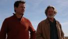 Marketingchef Don Henderson (Greg Kinnear) soll vor Ort klären, wie es zu den Verschmutzungen in der Fleischfabrik kommt. Farmer Rudy (Kris Kristofferson) kann ihm einiges über die dortigen Zustände erzählen. Foto: ZDF/Senator Film