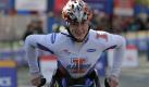 Die Amerikanerin Tatyana McFadden ist unter den rollstuhlfahrenden Athleten die Gewinnerin des New Yorks Marathons 2010. Foto: ap