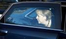 Bundeskanzlerin Angela Merkel bei ihrer Ankunft beim Deutschlandtag der Jungen Union in Braunschweig. Das Motto des Deutschlandtages lautet «Herausforderungen. Annehmen!». Im Mittelpunkt steht unter anderem ein Leitantrag «Deutschland demographiefest machen!»  Foto: dapd