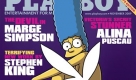 In this photo released Friday, Oct. 9, 2009, by Playboy Magazine, the cover of the November 2009 issue featuring Marge Simpson is shown. It's a first for the magazine, which has never featured a cartoon character before. It will hit the newsstands October 16. (AP Photo/Playboy Magazine) Foto: ap