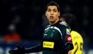 Fußball Bundesliga 25. Spieltag: Borussia Dortmund - Borussia Mönchengladbach am Samstag (06.03.2010) im Signal-Iduna Park in Dortmund. Karim Matmour aus Mönchengladbach breitet die Arme aus. Dortmund gewann 3:0. Foto: Achim Scheidemann dpa/lnw (Achtung Sperrfrist! Die DFL erlaubt die Weiterverwertung der Bilder im IPTV, Mobilfunk und durch sonstige neue Technologien erst zwei Stunden nach Spielende. Die Publikation und Weiterverwertung im Internet ist während des Spiels auf insgesamt sechs Bilder pro Spiel begrenzt.) +++(c) dpa - Bildfunk+++
 Foto: dpa
