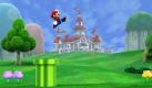 Die Idylle vor dem Schloss von Prinzession Peach trügt. Denn wie immer ist Bösewicht Bowser nicht weit. Und so muss Klempnerknilch Mario in Super Mario Galaxy 2 erneut antreten, um die Prinzessin zu retten und der fiesen Echse den Garaus zu machen. Foto: Nintendo