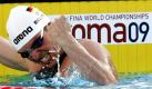 Der Deutsche Paul Biedermann gewann über die 200m Freistil der Herren bei der WM in Rom die Goldmedaille. Foto: ap