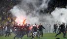 Nach der Partie zwischen Fenerbahce und Galatasaray kam es zu schweren Ausschreitungen. Foto: Sina Gul Foto: dpa