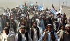 Menschen protestieren in Kabul (Archivbild). In der afghanischen Hauptstadt haben Taliban-Kämpfer das Diplomatenviertel angegriffen. Foto: dpa