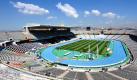 Einen Tag vor Beginn der Leichtathletik-EM werden im Olympia-Stadion Lluis Companys im spanischen Barcelona die letzten Vorbereitungen getroffen. Zur 20. Leichtathletik-Europameisterschaft vom 27. Juli bis 1. August wird die Rekordzahl von 1368 Teilnehmern aus 50 Nationen erwartet. Foto: dpa
